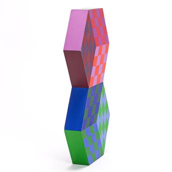 VICTOR VASARELY (1906 - 1997) Tridim-bm.